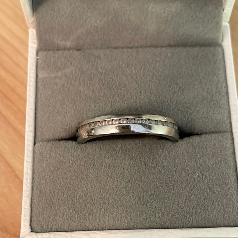 Titanium Eternity Ring